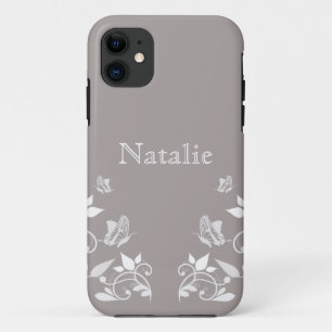 Coque Case-Mate iPhone Papillon ivoire Floral BT iPhone 5 Coque