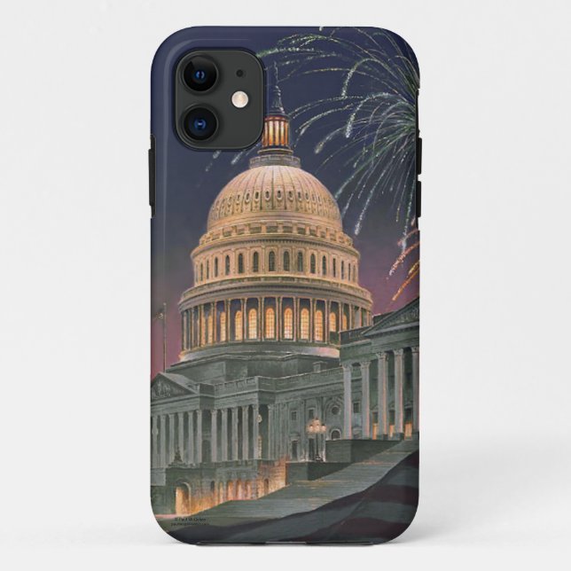 Coque Case-Mate iPhone Paul McGehee "Capitol Dome" iPhone 5/5S Coque (Dos)