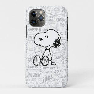 Case-Mate iPhone Case PEANUTS   Snoopy on Black White Comics