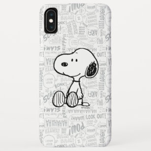 Case-Mate iPhone Case PEANUTS   Snoopy on Black White Comics