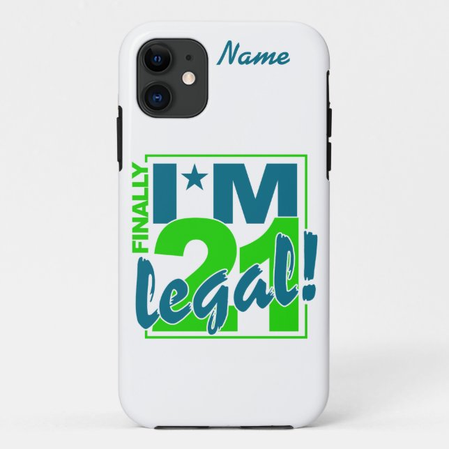 Coque Case-Mate iPhone Personnalisé 21 et coque iphone juridique (Dos)