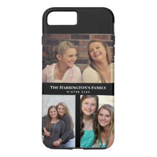 Case-Mate iPhone Case Personnalisé 3 sections Famille Photo Collage Blac
