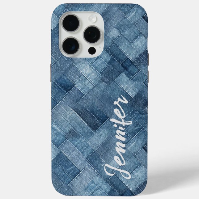 Coque Case-Mate iPhone Personnalisé Blue Jean Denim iPhone / coque ipad (Verso)