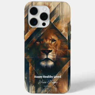 Coque Case-Mate iPhone Personnalisé : Regal Lion iPhone 15 ProMax Coque