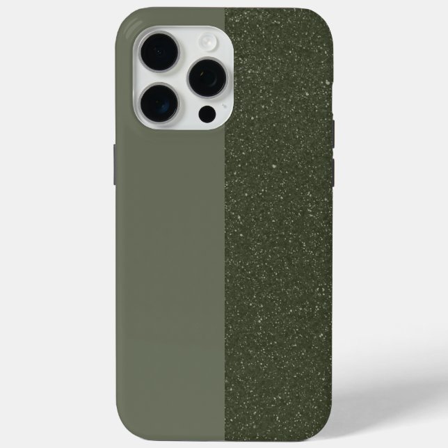 Coque Case-Mate iPhone Personnaliser coque iphone vert à deux tons (Verso)