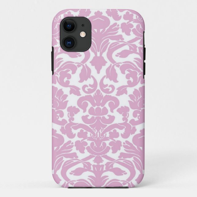 Coque Case-Mate iPhone Pink Damask iPhone 5 Coque (Dos)