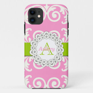 Coque Case-Mate iPhone Pink Green Flore iPhone 5 Coque