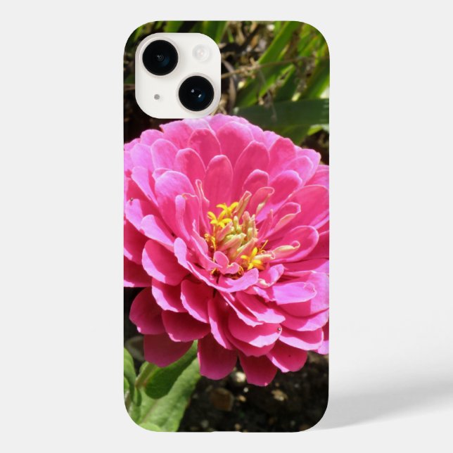 Coque Case-Mate iPhone Pink Zinnia iPhone 5 Coque (Verso)