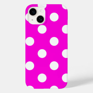 Coque Case-Mate iPhone Pois magenta #FF00DC Coque-Mate coque iphone