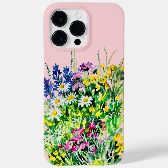 Coque Case-Mate iPhone Pré d'été, fleurs sauvages Coque-Mate coque iphone (Verso)