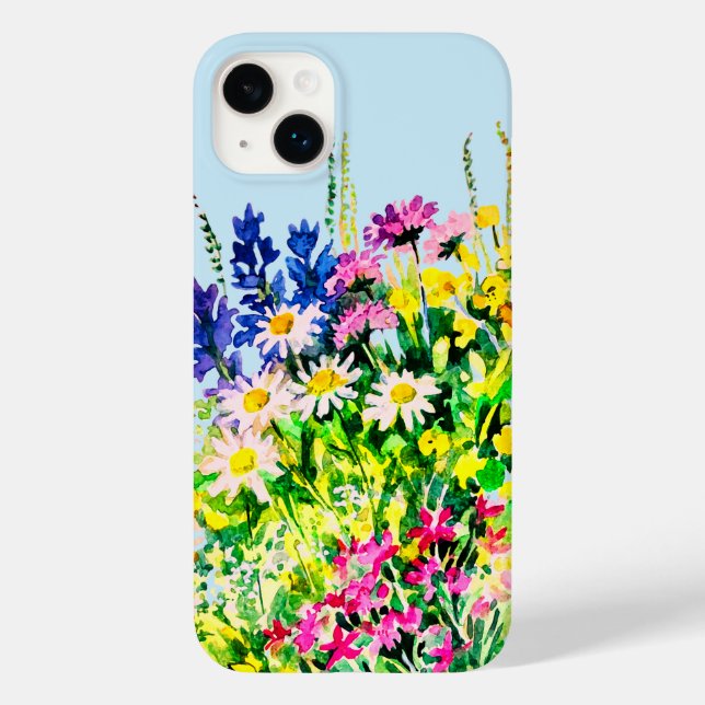 Coque Case-Mate iPhone Pré d'été, fleurs sauvages Coque-Mate coque iphone (Verso)