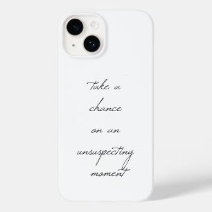 Coque Case-Mate iPhone Prendre une chance coque iphone