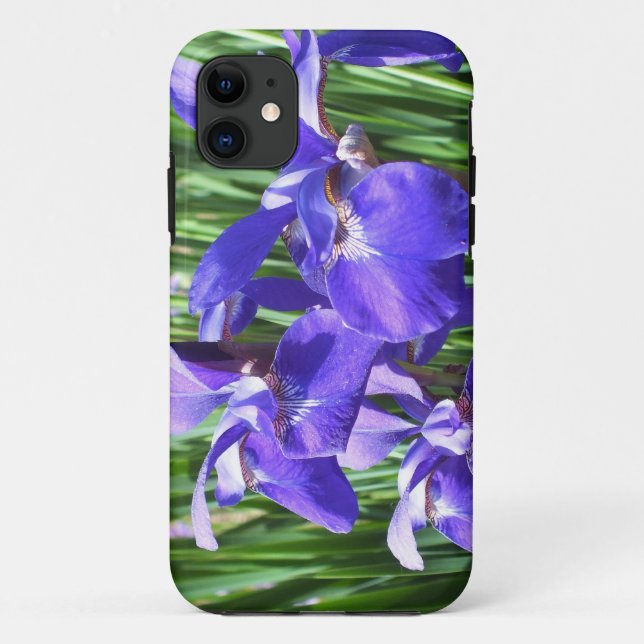 Coque Case-Mate iPhone Purple Irises iPhone 5 coque (Dos)