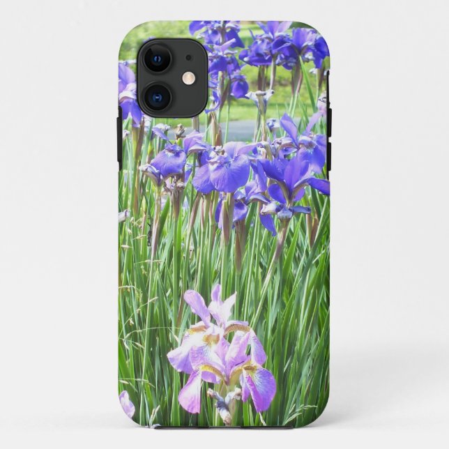 Coque Case-Mate iPhone Purple Irises iPhone 5 coque (Dos)