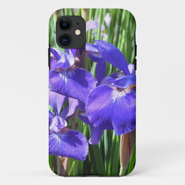 Coque Case-Mate iPhone Purple Irises iPhone 5 coque (Dos)