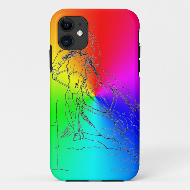 Coque Case-Mate iPhone Rainbow Barrel Racer II - Coque iPhone 5/5S (Dos)