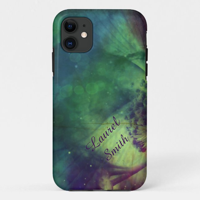 Coque Case-Mate iPhone Rainbow Space Flower iPhone 5 coque *Personnalisez (Dos)