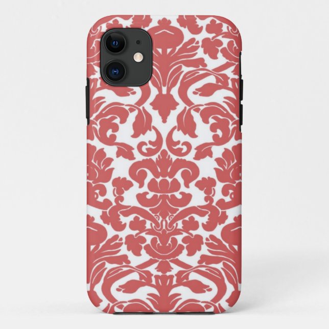 Coque Case-Mate iPhone Red Damask iPhone 5 Coque (Dos)