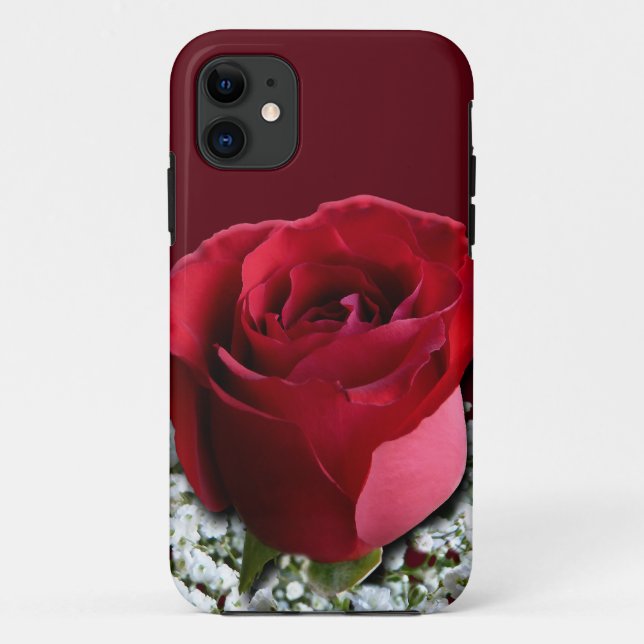 Coque Case-Mate iPhone Red Rose iPhone 5 Coque Rose coque iphone (Dos)