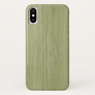 Coque Case-Mate iPhone Regard du bois en bambou de grain de vert de