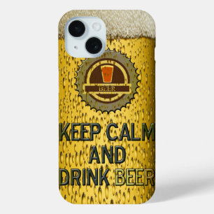 Coque Case-Mate iPhone Restez calme et buvez de la bière iPhone 6 coque