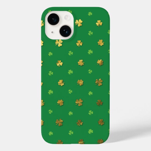 Coque Case-Mate iPhone Shamrock vert irlandais iPhone / coque ipad (Verso)