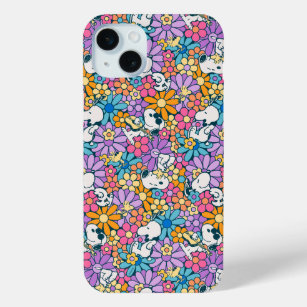 Coque Case-Mate iPhone Snoopy & Motif de fleurs de bois