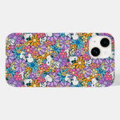 Coque Case-Mate iPhone Snoopy & Motif de fleurs de bois (Back (Horizontal))