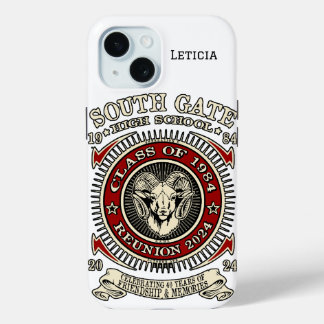 Coque Case-Mate iPhone South Gate High School Rams coque iphone avec nom