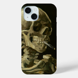 Coque Case-Mate iPhone Squelette avec une cigarette brûlante   Van Gogh