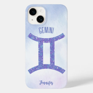 Coque Case-Mate iPhone Sympathique Gemini Astrologie Signe Personnalisé V
