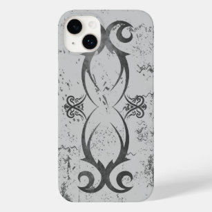 Coque Case-Mate iPhone Tatouage Tribal cool noir sur blanc Grunge Durable