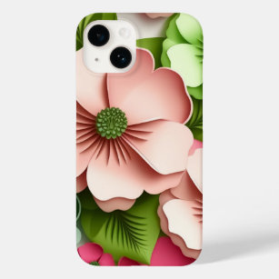 Coque Case-Mate iPhone Téléphonie iPhone14 à motif floral 3D