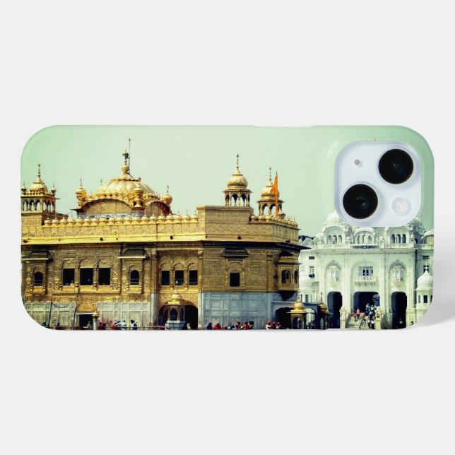 Coque Case-Mate iPhone Temple d'or, Amritsar, Inde iPhone 15 Coque (Verso (horizontal))