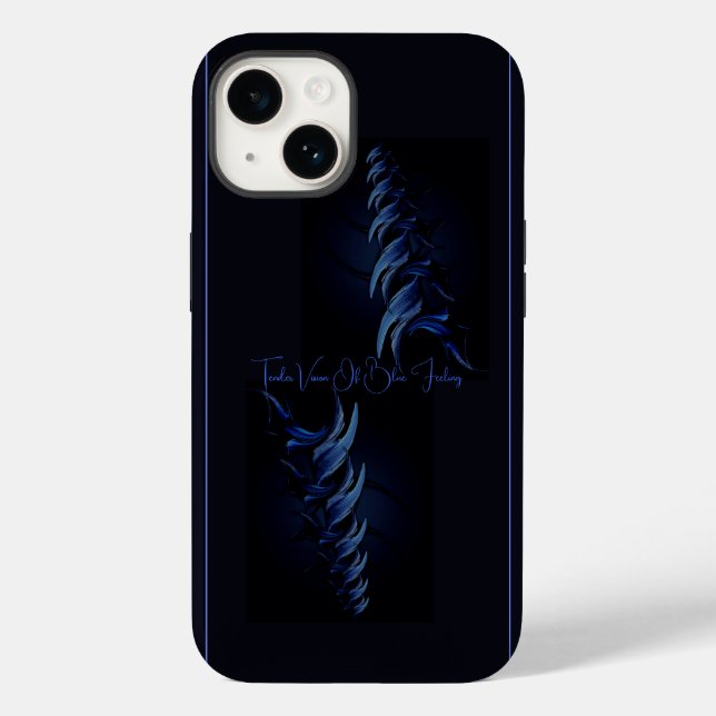 Coque Case-Mate iPhone "Tender Vision Of Blue Feeling", Coque iPhone 14 (Verso)