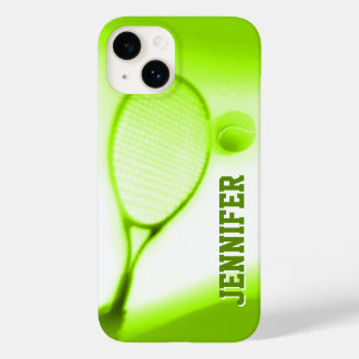 Coque Case-Mate iPhone Tennis ball et raquette sport coque iphone vert