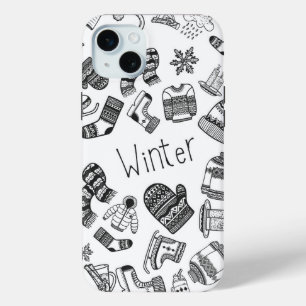 Coque Case-Mate iPhone Thème d'hiver motif contour iPhone / coque ipad