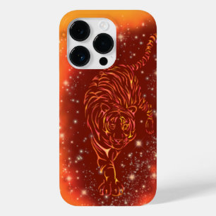 Coque Case-Mate iPhone Tigre de feu Courir la nuit étoilée coque iphone