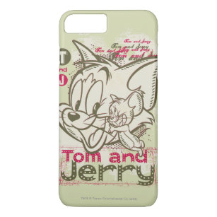 Coque Case-Mate iPhone Tom et Jerry Pink et Green