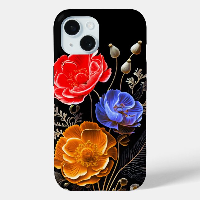 Coque Case-Mate iPhone Tricolor Flower iPhone / coque ipad (Verso)
