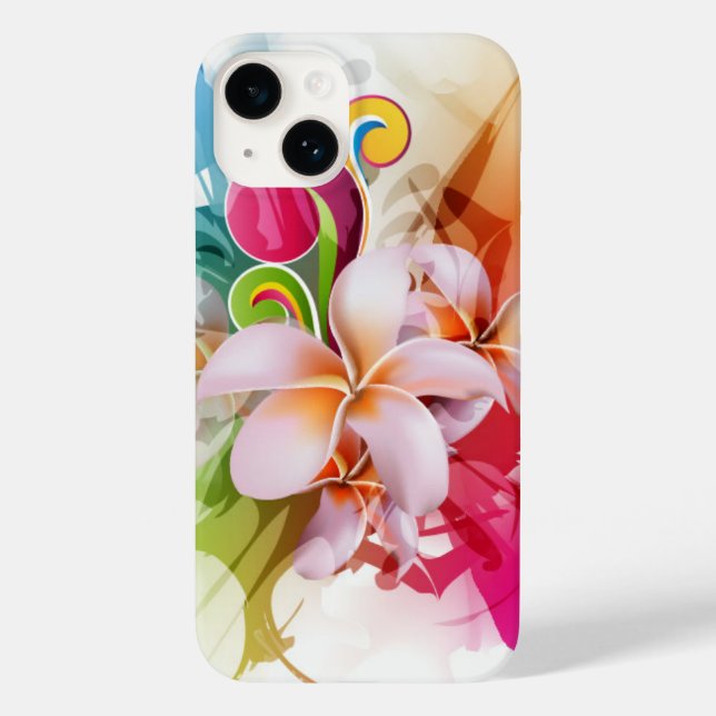 Coque Case-Mate iPhone Tropical Hawaiian iPhone 14 Coque (Verso)
