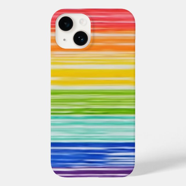 Coque Case-Mate iPhone Untidy rainbow strips Coque-Mate coque iphone (Verso)