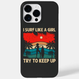 Coque Case-Mate iPhone Vibes de surf tendance Je Surf comme une fille