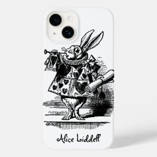 Coque Case-Mate iPhone Vintage Alice au pays des merveilles Lapin blanc c