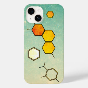 Coque Case-Mate iPhone Vintage Honeypeb Molecule iPhone 14 Coque