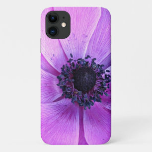 Coque Case-Mate iPhone Violet Gras Anémone Floral Apple iPhone 11 Coque
