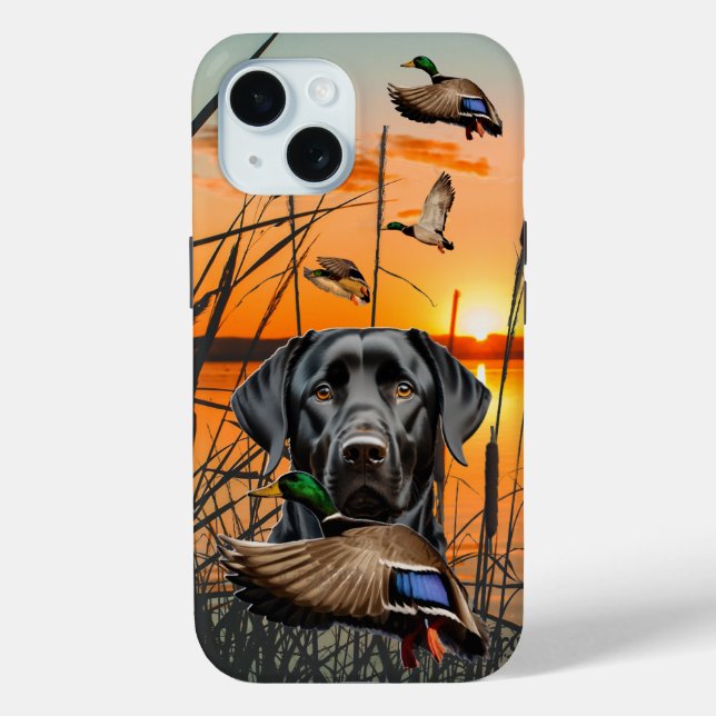 Coque Case-Mate iPhone Vol Mallard et Labrador iPhone Tough Coque (Verso)