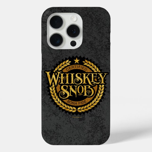 Coque Case-Mate iPhone Whiskey Snob Coque-Mate coque iphone (Verso)