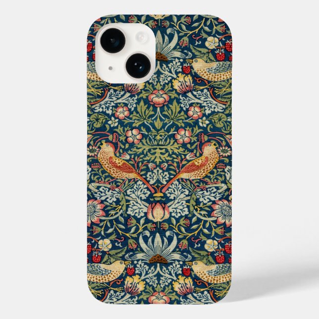 Coque Case-Mate iPhone William Morris Strawberry Thief IPhone 14 Coque (Verso)
