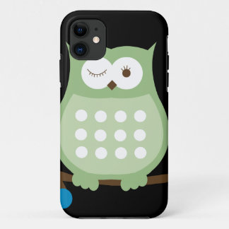 Coque Case-Mate iPhone Winking Owl iPhone 5 Coque (Vert)